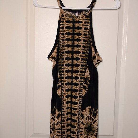 Tie Dye Flowy Halter Style Dress - Picture 1 of 5